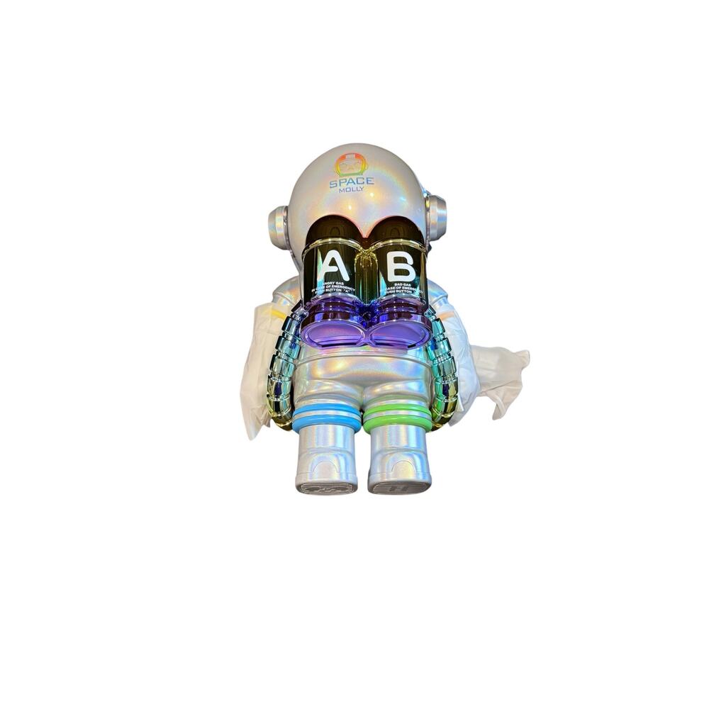 Popmart Space Molly 400% Rainbow Molly 2.0 NEW - Picture 6 of 6